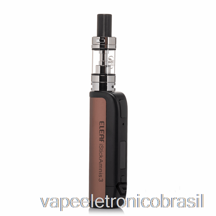 Vape Eletrônico Eleaf Istick Amnis Iii 3 20w Starter Kit Café